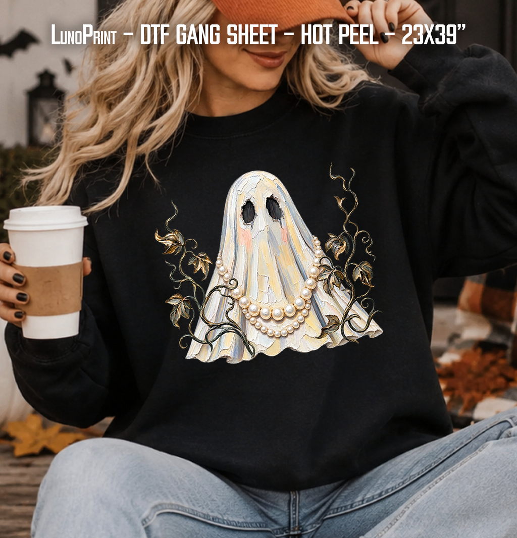 Disco Halloween DTF Gang Sheet 23x39 in. Ready-to-press Hot Peel Heat transfers 9283