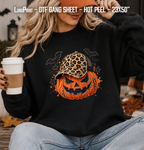 Spooky Scary Halloween DTF Gang Sheet 23x50 in. Ready-to-press Hot Peel Heat transfers 9284