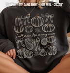 Thanksgiving & Cozy Fall DTF Gang Sheet 23x39 in. Fall Ready-to-press Heat transfers 9286