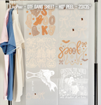 Well... Halloween DTF Gang Sheet 23x35 in. Fall Ready-to-press Heat transfers 9287