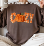 Thanksgiving & Cozy Fall DTF Gang Sheet 23x39 in. Fall Ready-to-press Heat transfers 9292