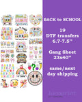 Back to School Kids Transfers