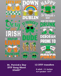 St. Patrick's Day DTF Gang Sheet