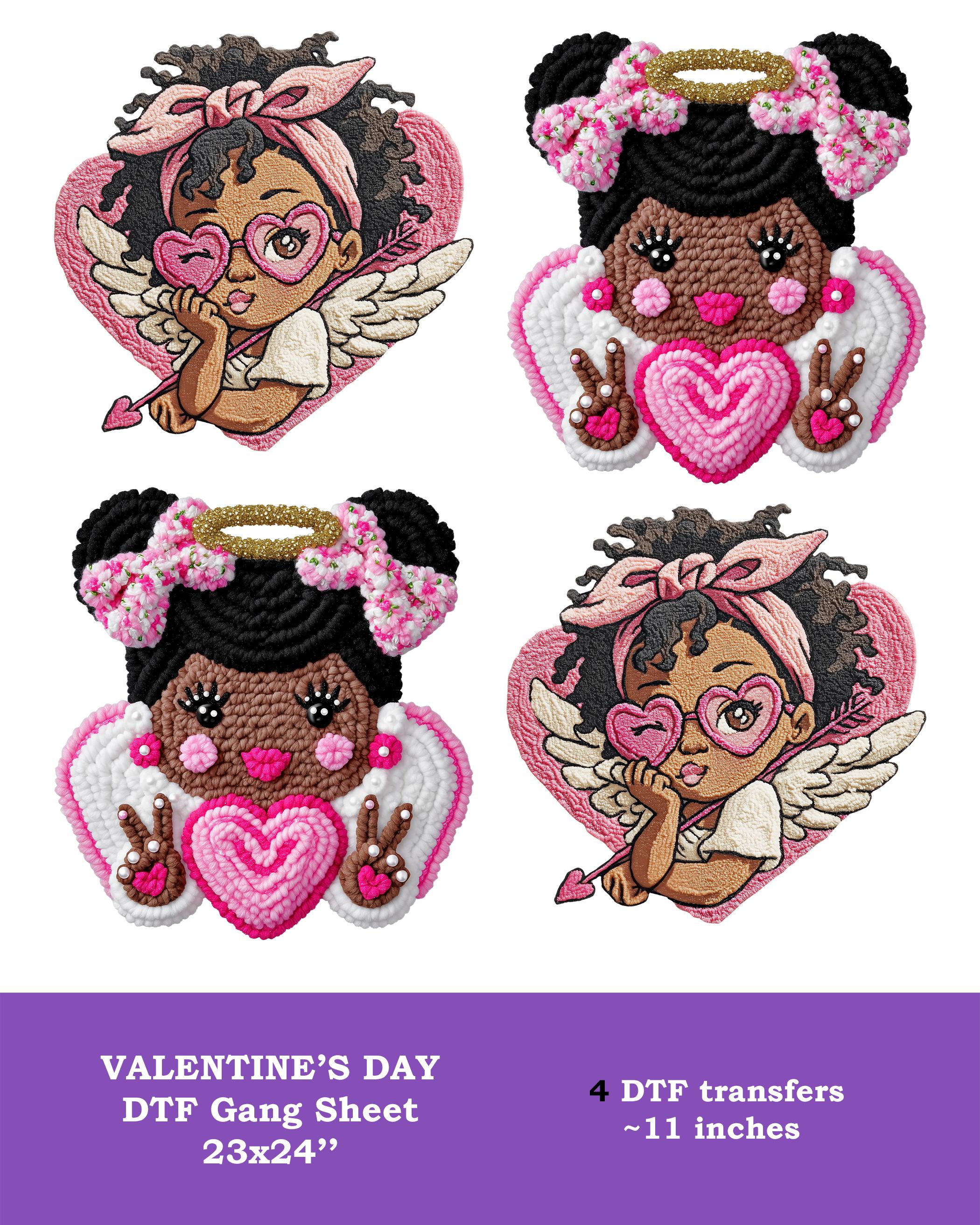 Valentine's Day DTF Transfers Gang Sheet