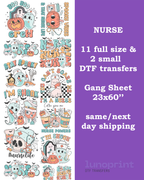 Nurse DTF Gang Sheet